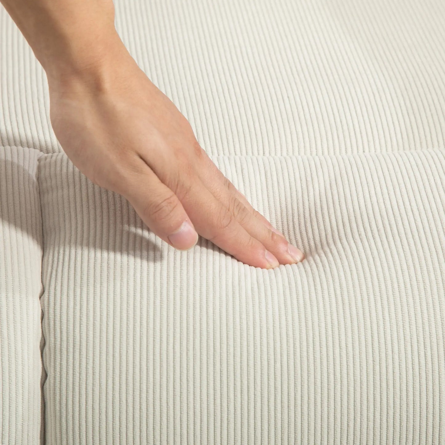 Power Recliner Chair, Microfibre Upholstery, Remote, Cream White Sofas & Reclining Chairs at Gallery Canada