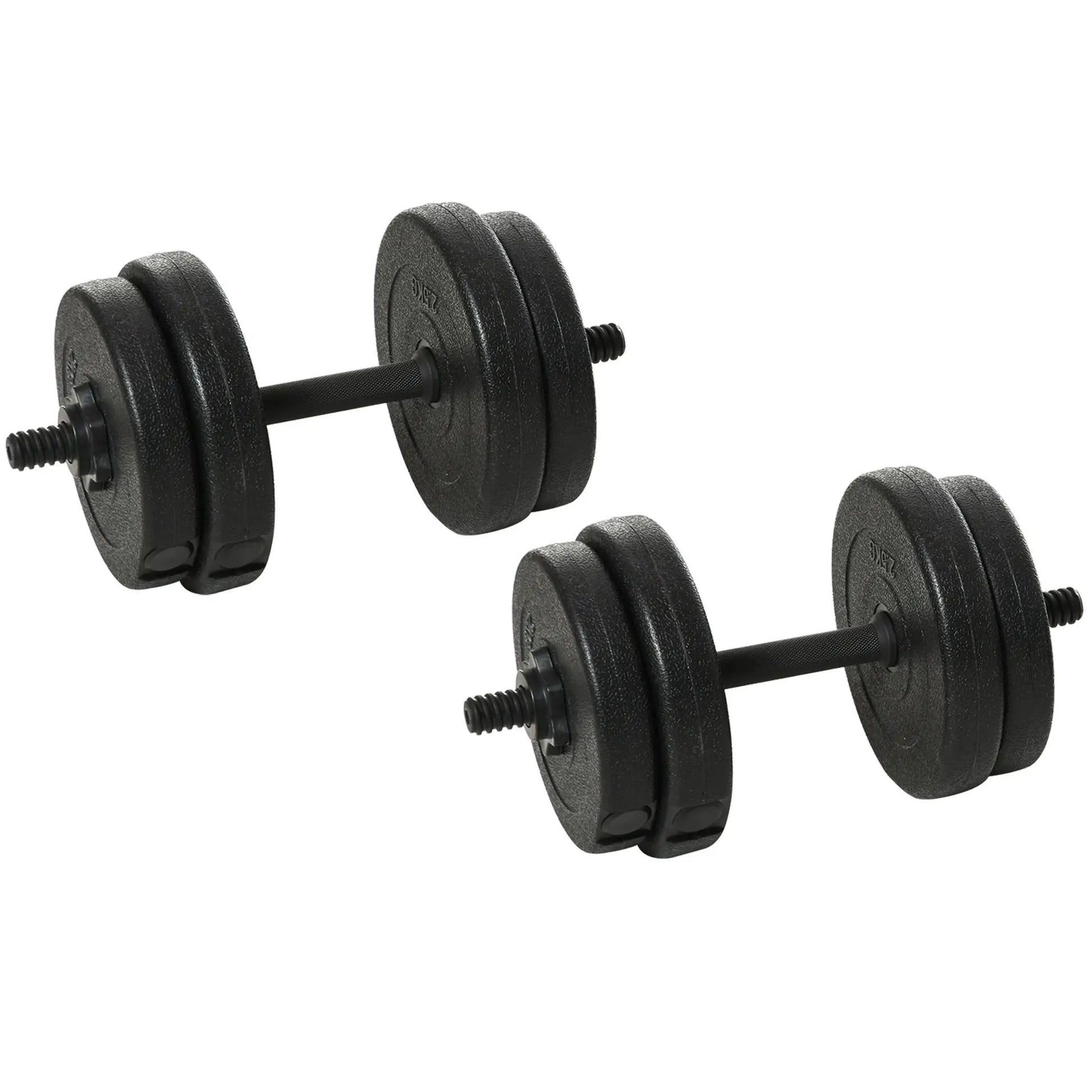 Adjustable 2 x 22lbs Dumbbell Set, Fitness Training, Black Dumbbells & Barbells at Gallery Canada