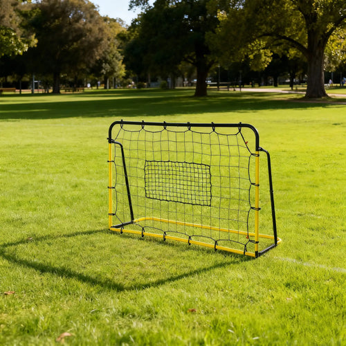 6 x 4 ft Rebound Net, 5 Angle Adjustable for Soccer Baseball Basketball Training