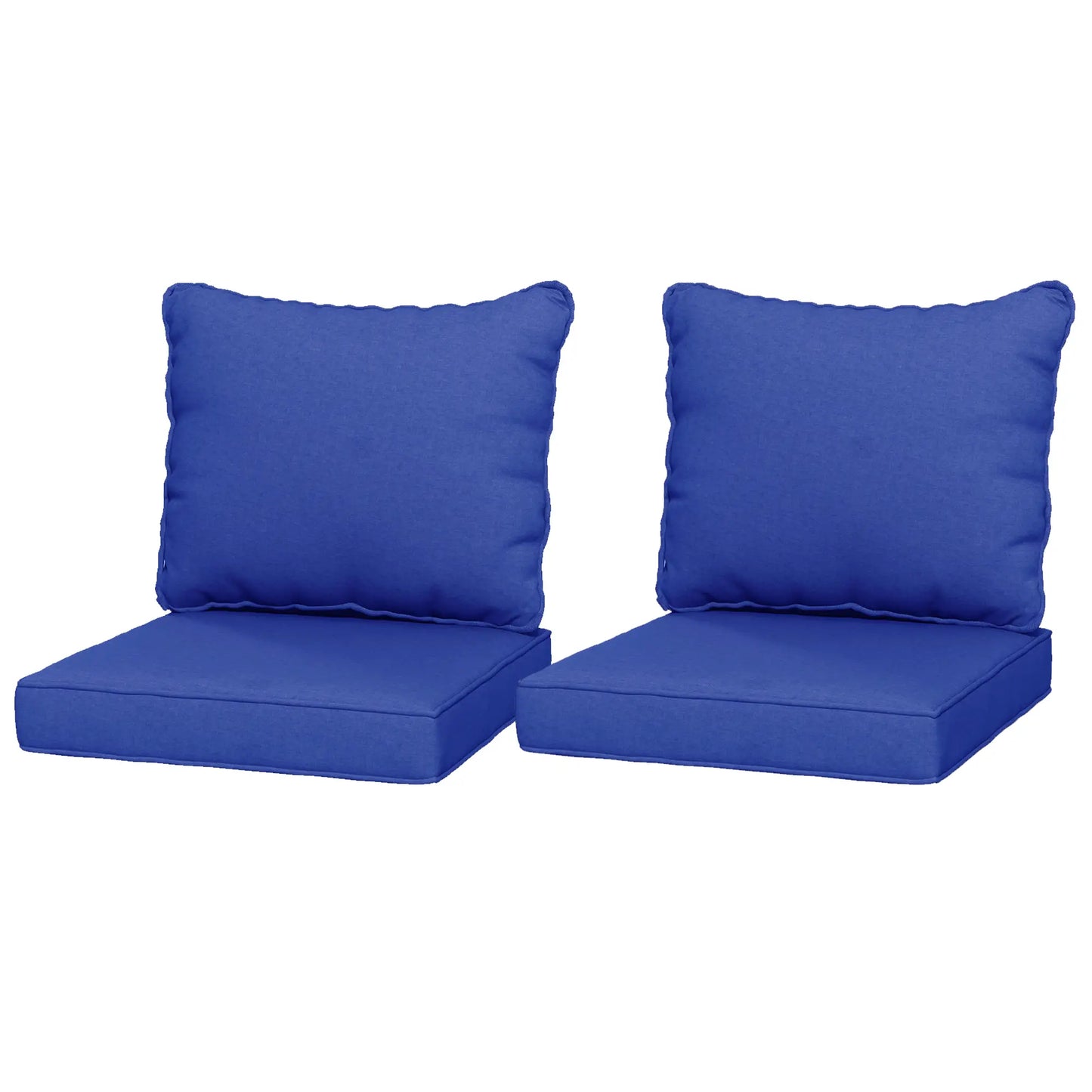 4-Piece Seat Cushion Pillows, Patio Chair Cushions Set, Navy Blue Patio Chair Cushions Navy Blue at Gallery Canada
