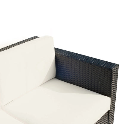 3 Seat Rattan Wicker Sofa, Outdoor Patio Furniture, Cream White Patio Furniture Sets at Gallery Canada