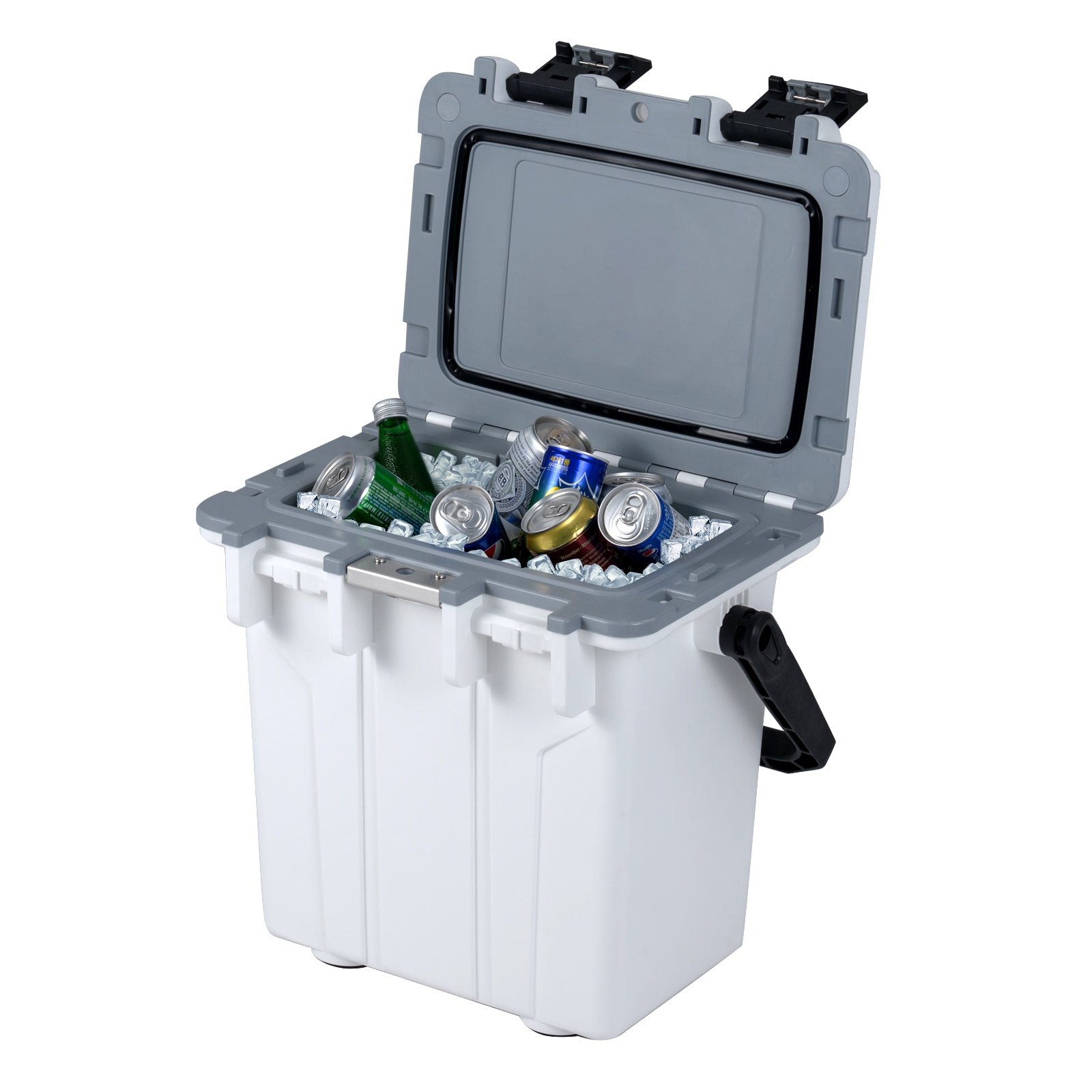 Ultra-Light Injection Molded Cooler 21 QT Hard Ice Chest, White Coolers White at Gallery Canada