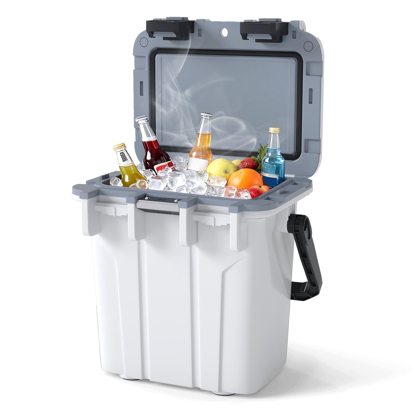 Ultra-Light Injection Molded Cooler 21 QT Hard Ice Chest, White Coolers at Gallery Canada