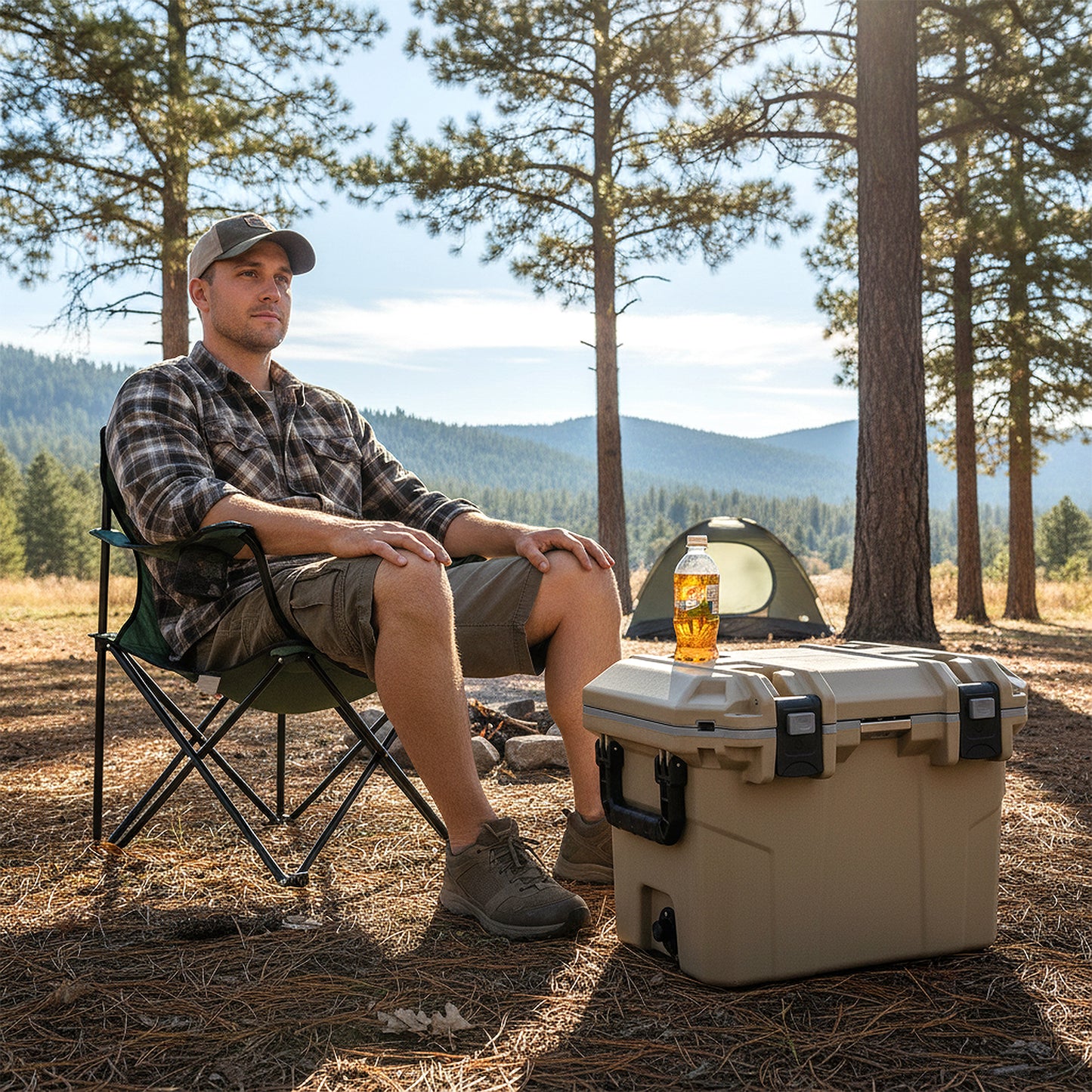 Ultra-Light Injection Molded Cooler 53 QT Hard Ice Chest, Coffee Coolers at Gallery Canada