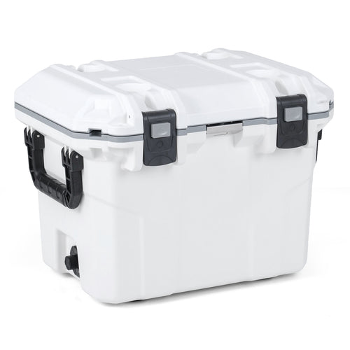 Injection Molded Cooler, 53 QT, White