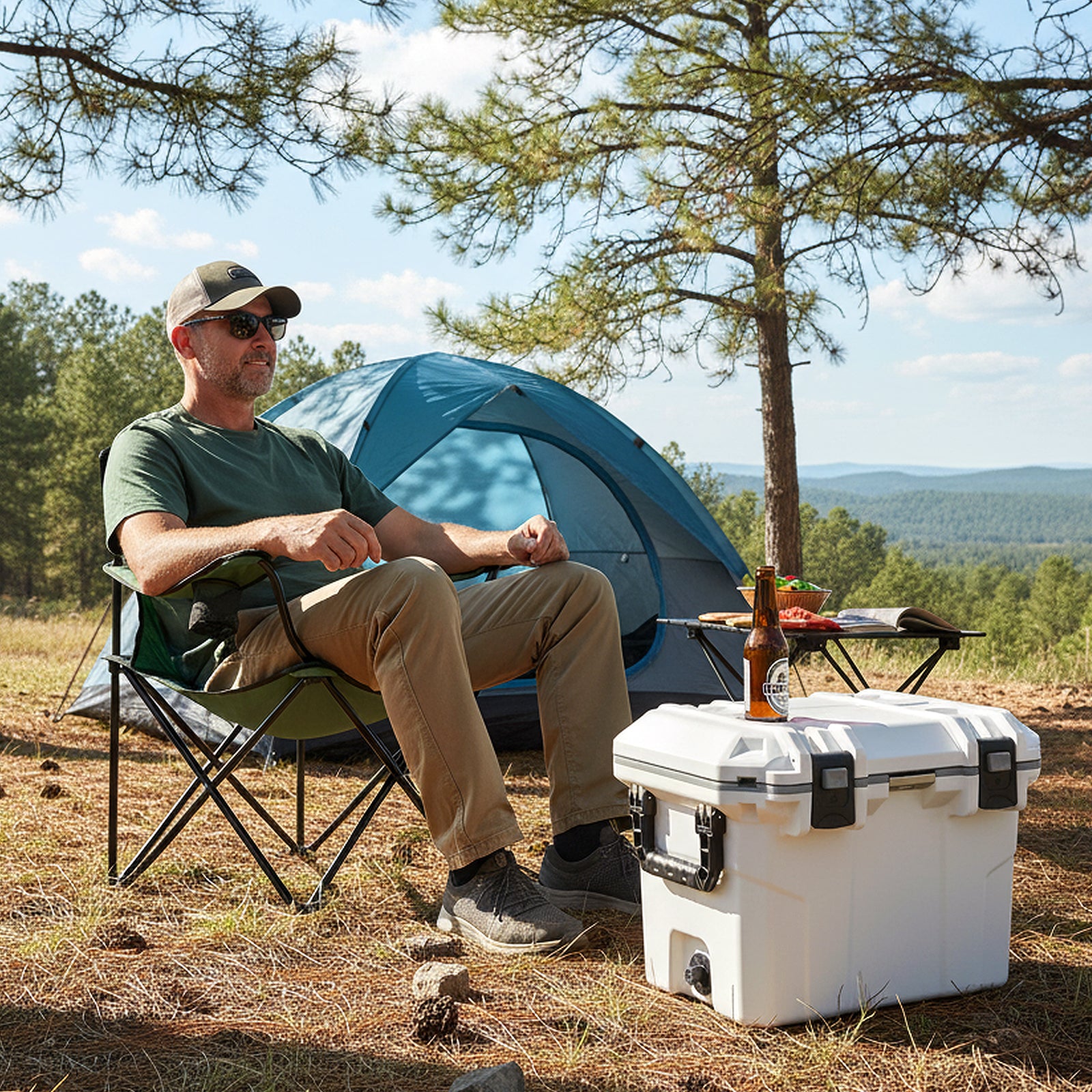 Injection Molded Cooler, 53 QT, White Coolers at Gallery Canada
