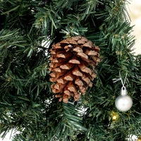 Artificial Xmas Wreath 36" Pre-Lit 130 LED Lights, Green