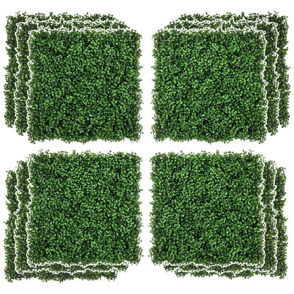 12-Piece Artificial Grass, Fake Green Wall, 19.75" x 19.75", Light Green Artificial Wall Grass Light Green at Gallery Canada