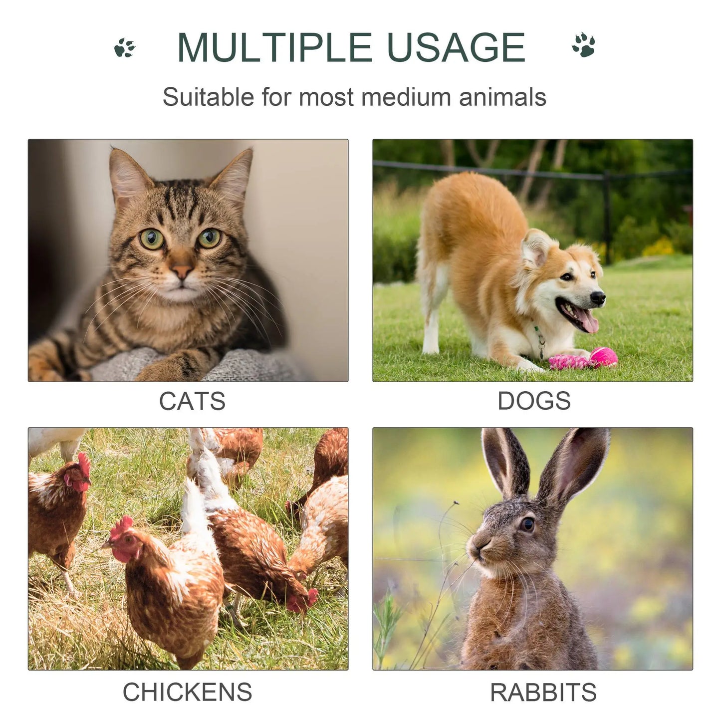 Outdoor Dog Kennel, Waterproof UV-Resistant Cover, 8 x 4 x 6 ft Houses, Kennels & Pens at Gallery Canada