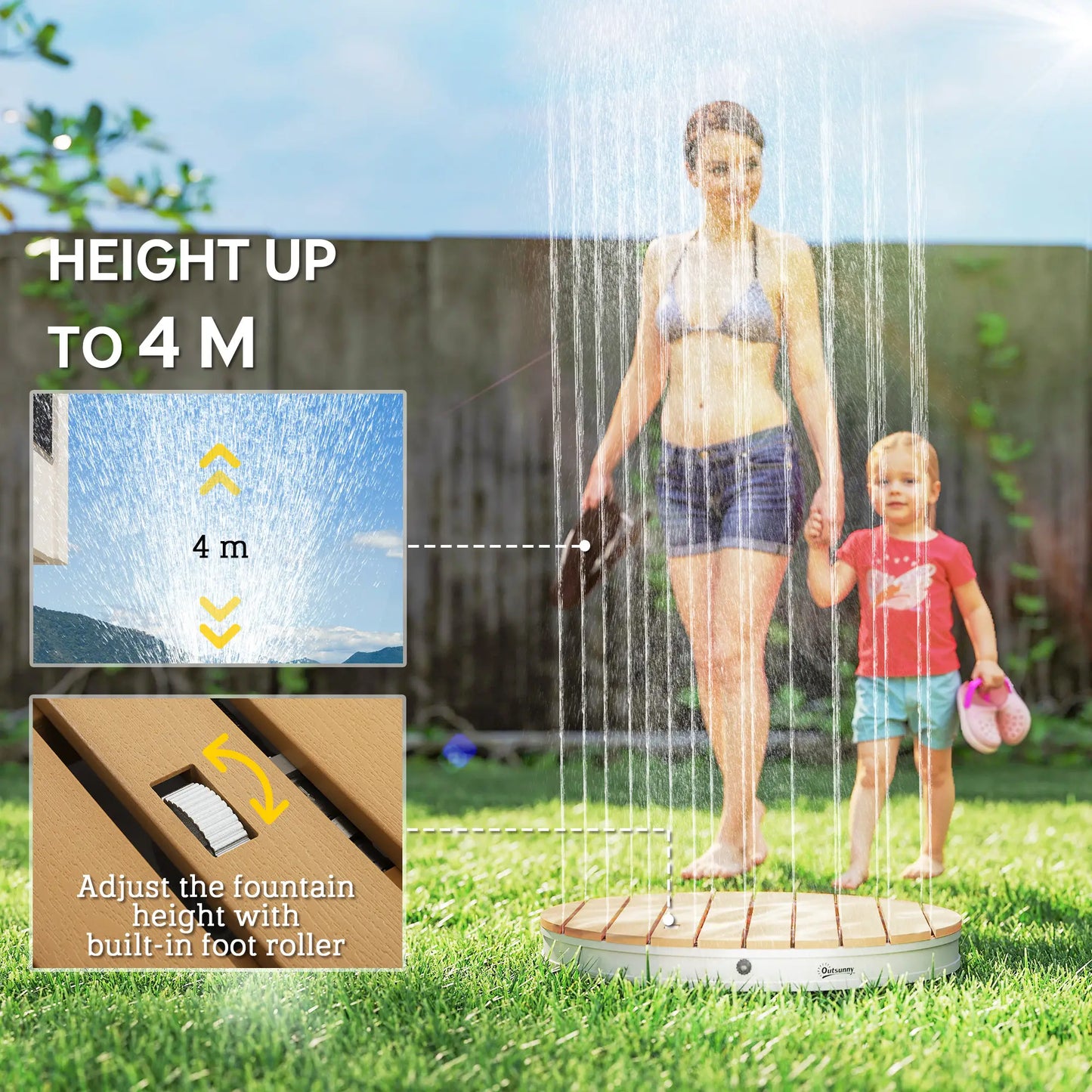 Foot Control Outdoor Shower Kit, Portable Camping Shower, Adjustable Aluminum Camping Toilets at Gallery Canada