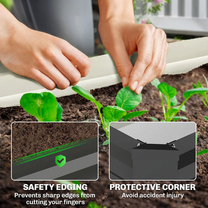 Galvanized Raised Garden Beds, Outdoor Planter Box, Black Galvanized Planter Boxes at Gallery Canada