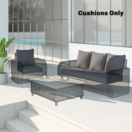 Outdoor Chair Cushions Set Of 4, Fade Resistant, 24