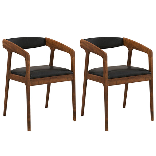 Upholstered Armchairs Set Of 2, Brown