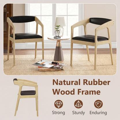 Upholstered Armchairs Set of 2, Natural Dining Chairs at Gallery Canada