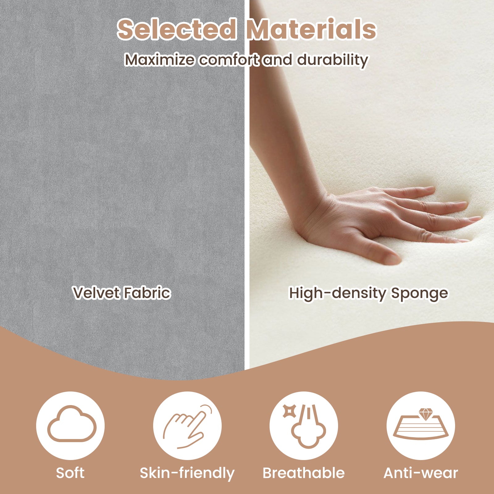 Upholstered Entryway Bench for End of Bed with Padded Seat, Gray Shoe Racks & Storage Benches at Gallery Canada