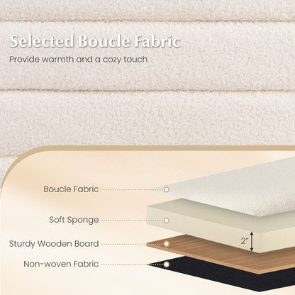 Upholstered Fabric Storage Ottoman Bench, White Shoe Racks & Storage Benches at Gallery Canada