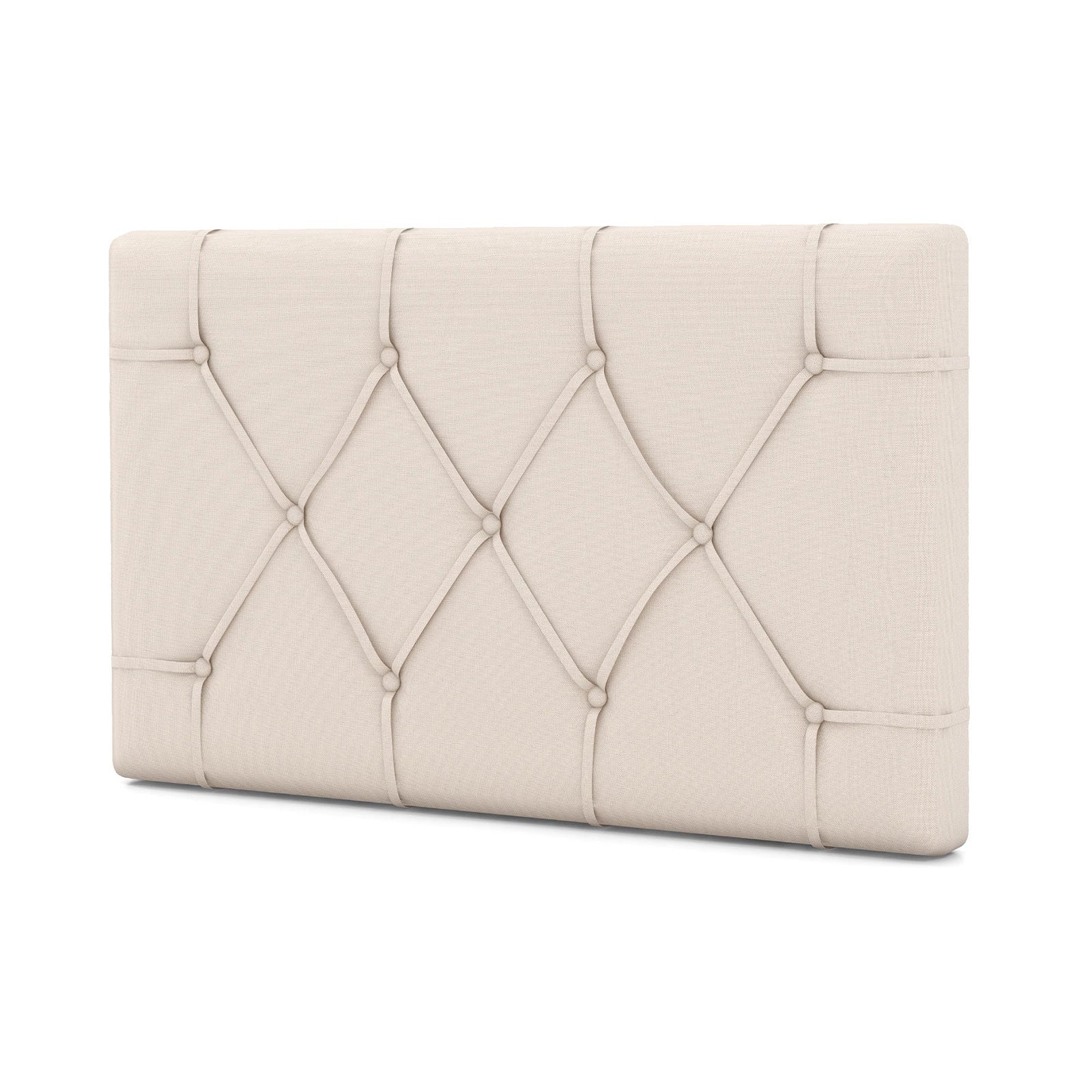 Upholstered Headboard, Twin Size, Fabric, Beige Bedding at Gallery Canada