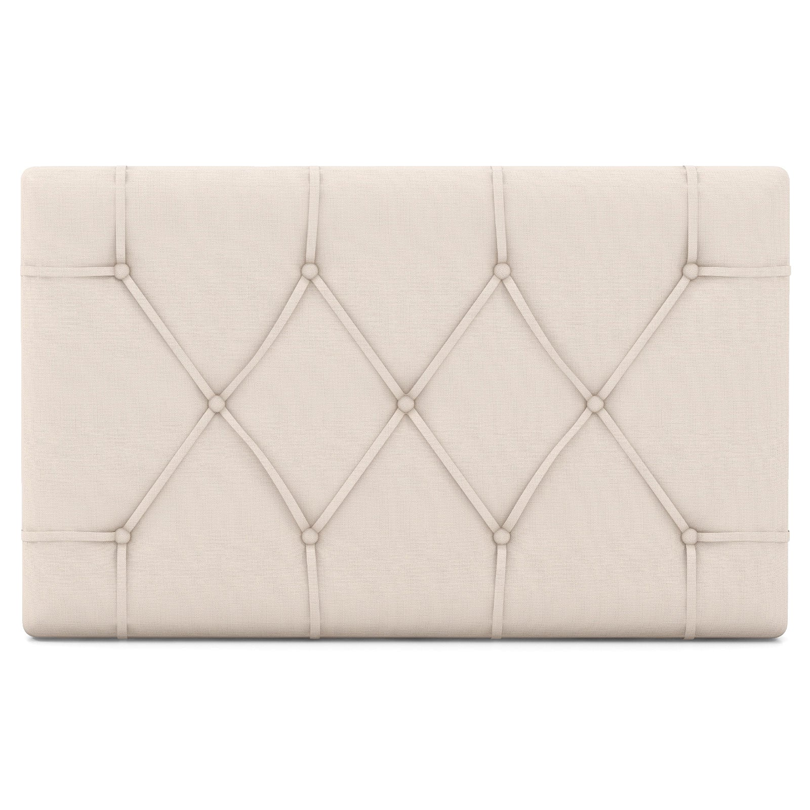 Upholstered Headboard, Twin Size, Fabric, Beige Bedding at Gallery Canada