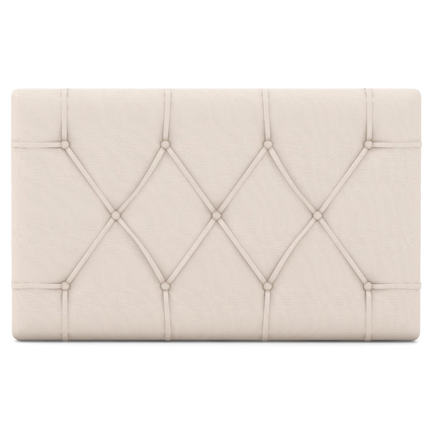Upholstered Headboard, Twin Size, Fabric, Beige Bedding at Gallery Canada