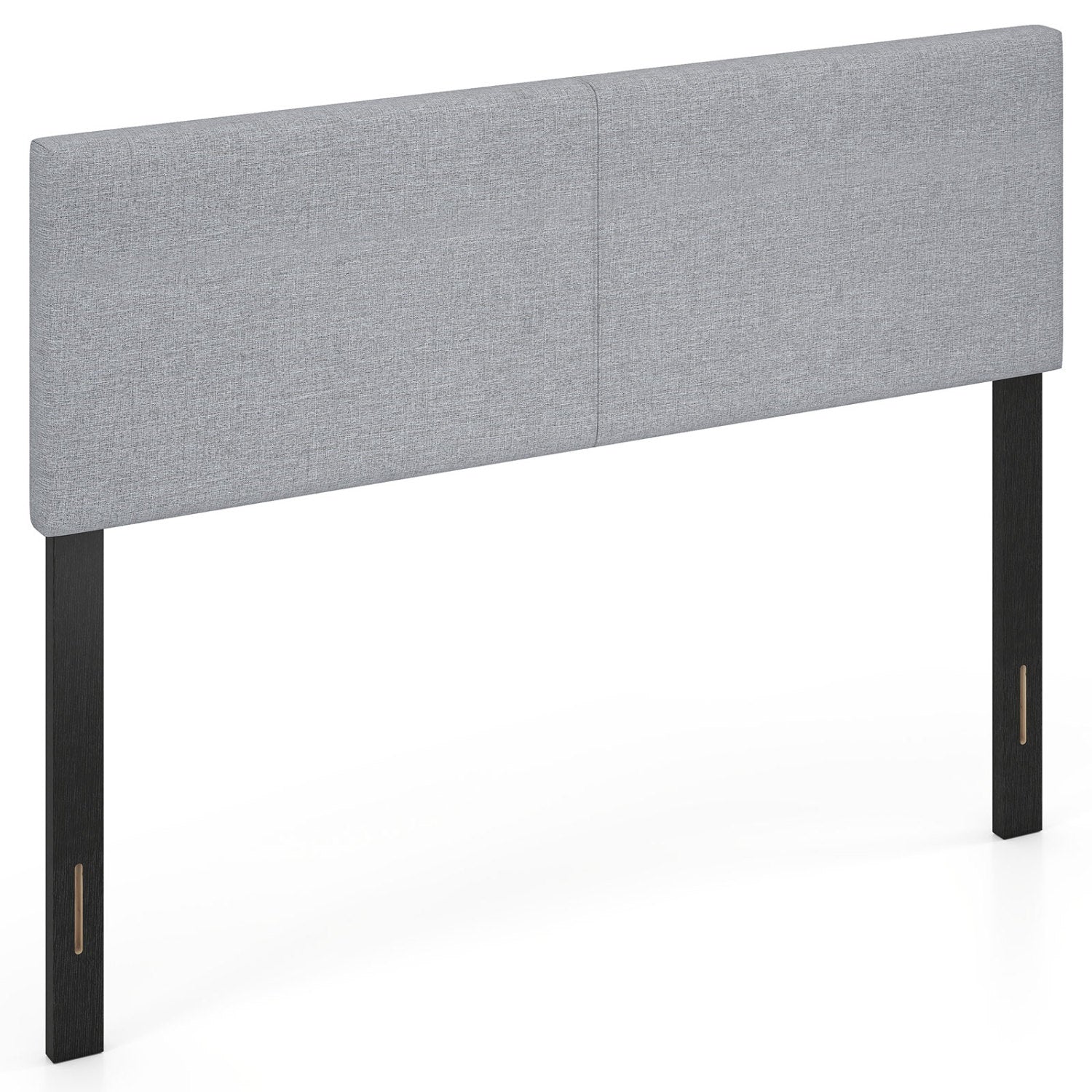 Upholstered Headboard, Queen/Full, Quilted Linen, Gray Headboards at Gallery Canada