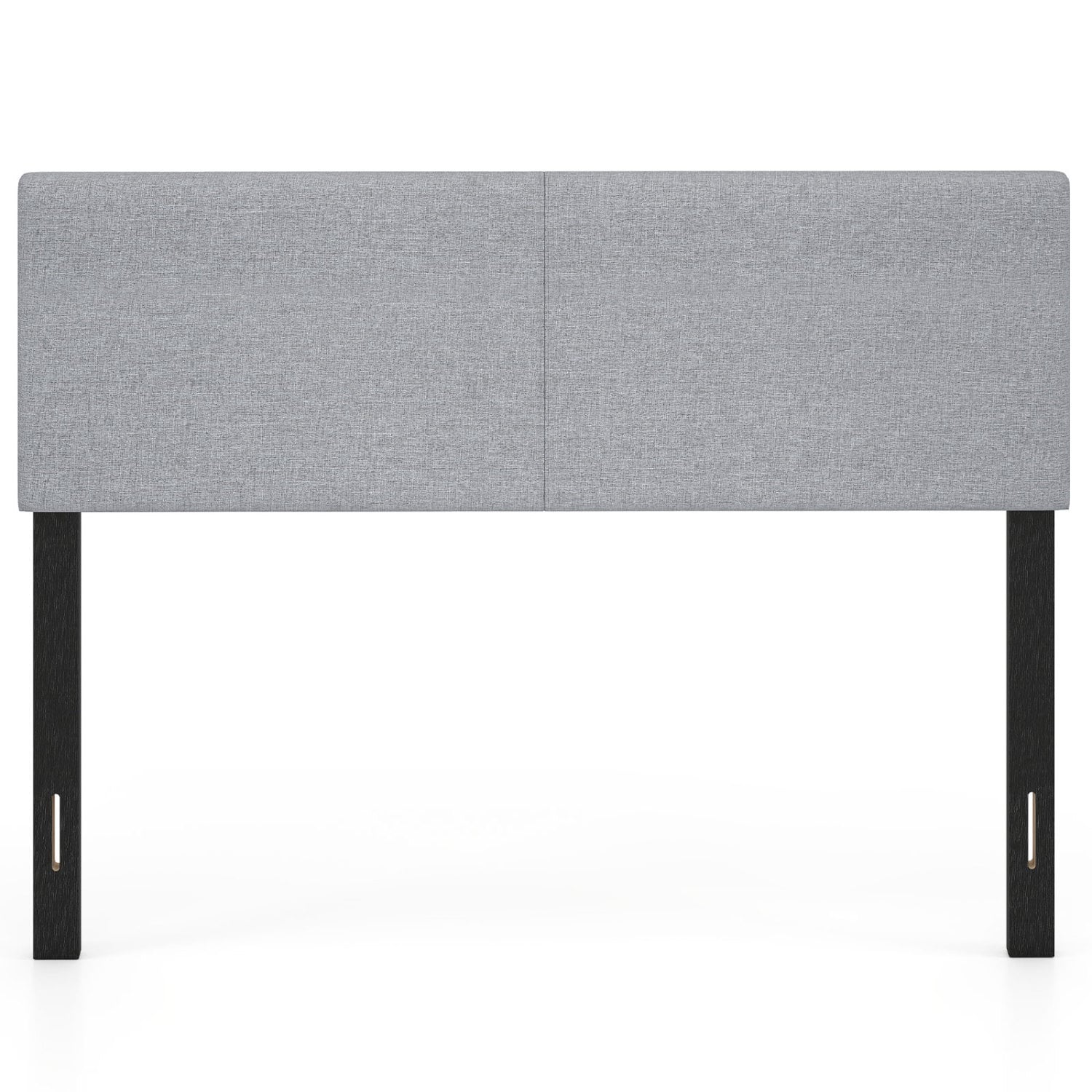 Upholstered Headboard, Queen/Full, Quilted Linen, Gray Headboards at Gallery Canada