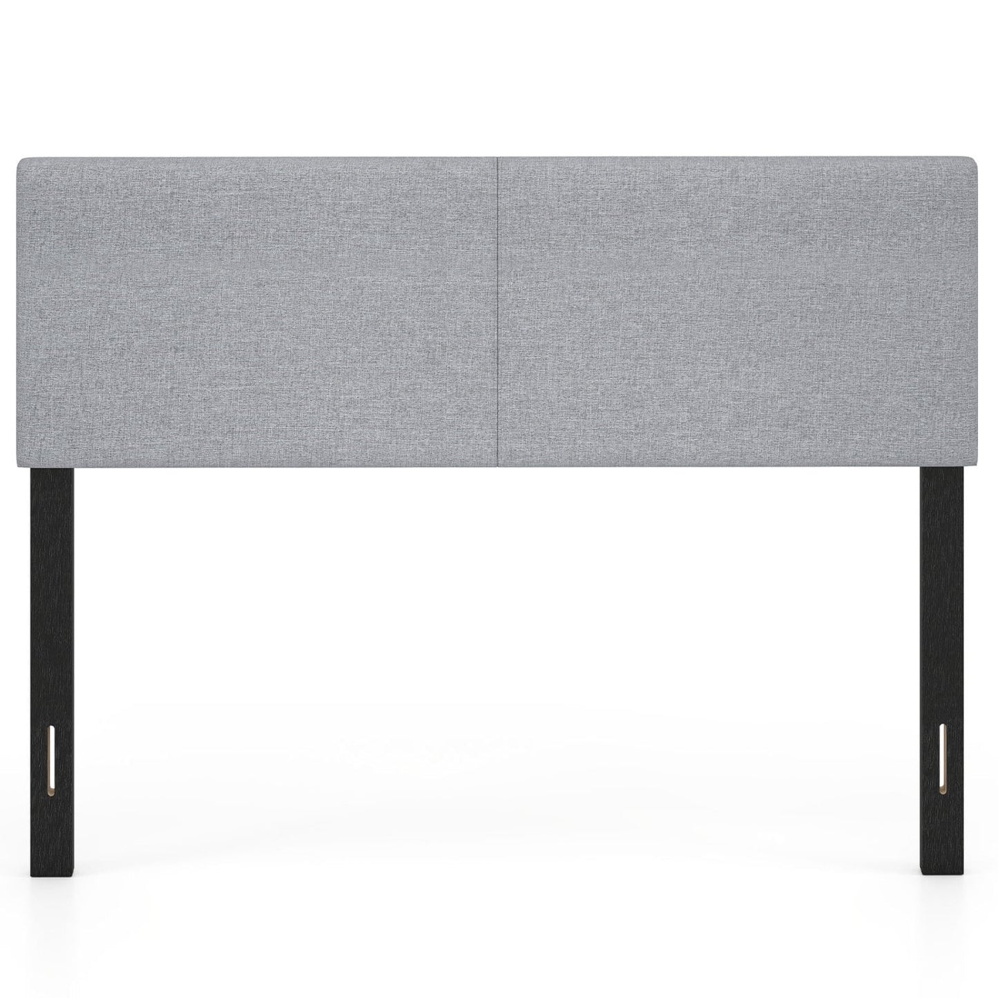 Upholstered Headboard, Queen/Full, Quilted Linen, Gray Headboards at Gallery Canada