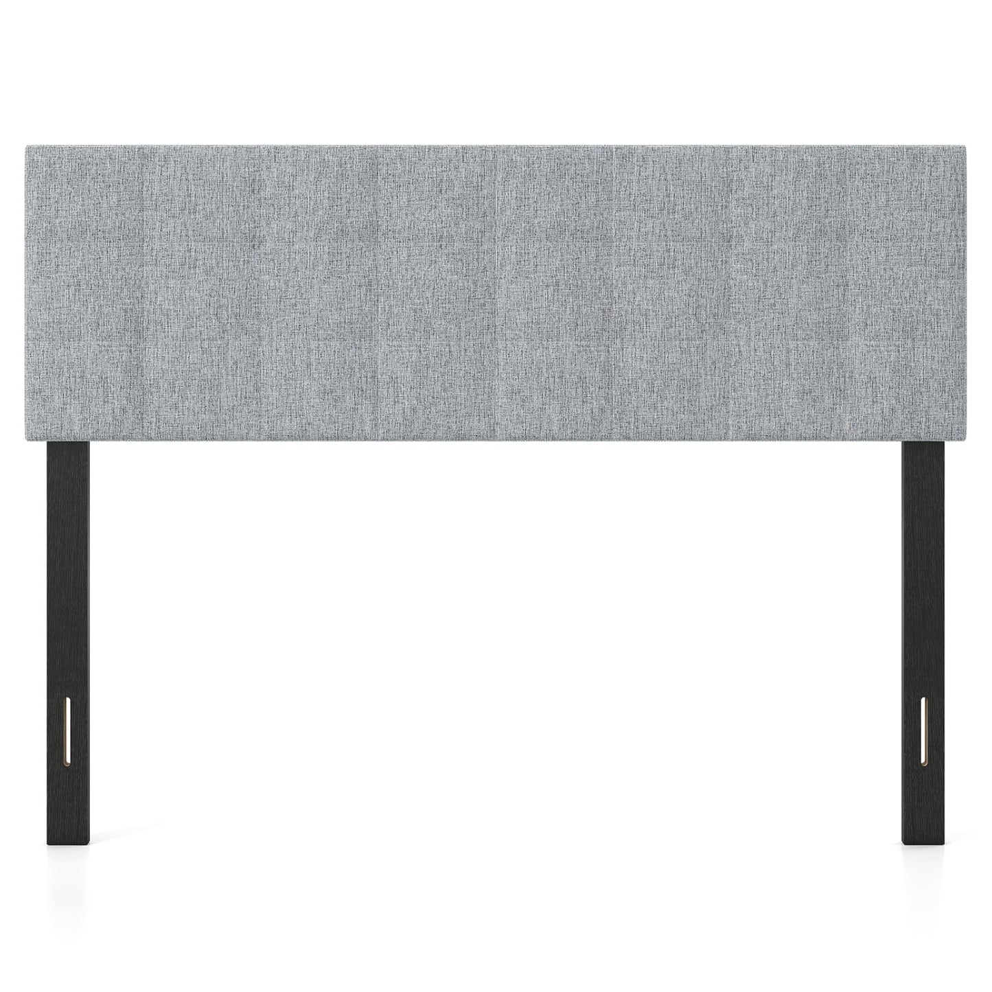 Upholstered Headboard, Queen/Full, Quilted Grid Linen, Gray Headboards at Gallery Canada