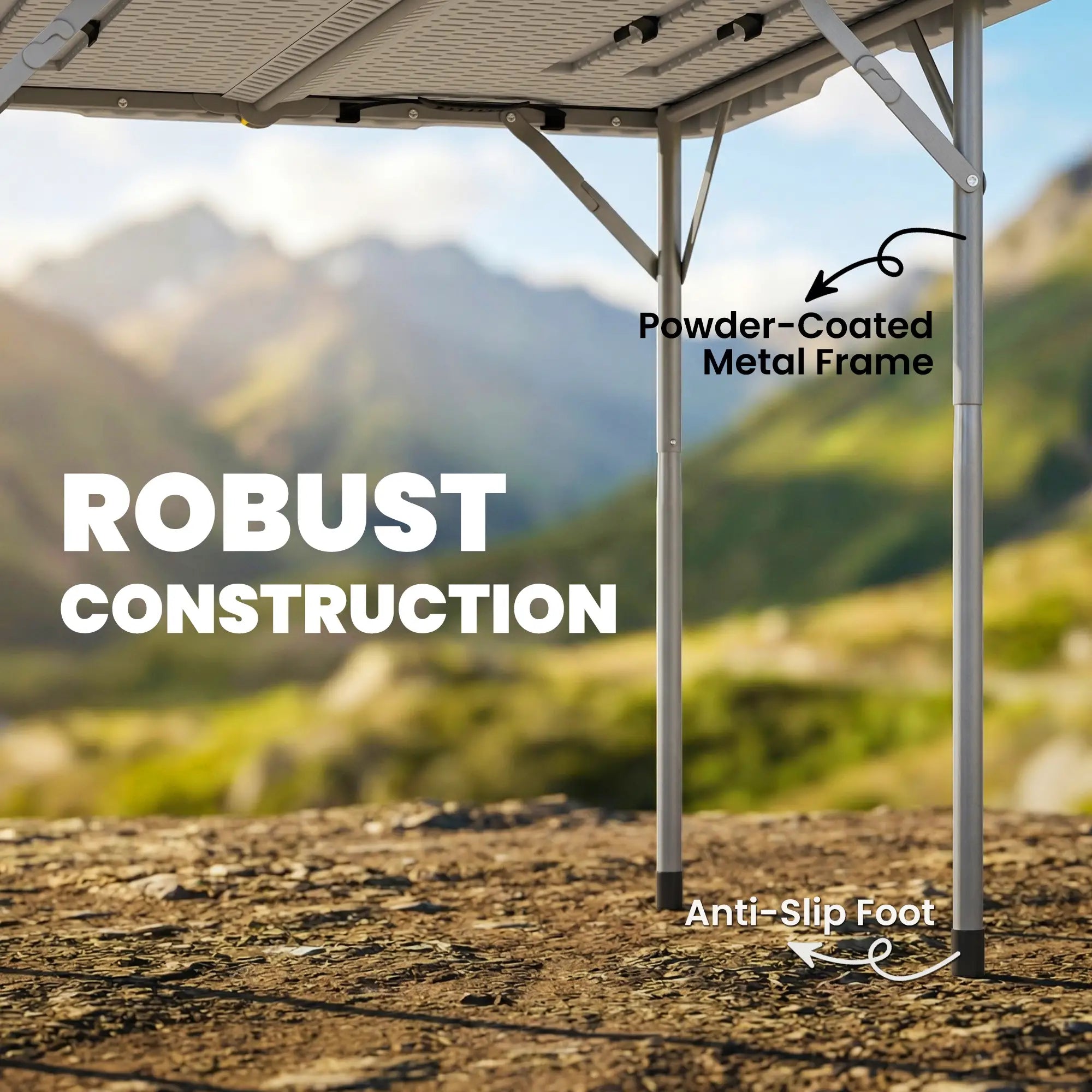 Heavy Duty Folding Picnic Table, 34