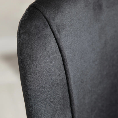 Upholstered Dining Chairs Set of 4, Velvet Accent, Black Bar Stools at Gallery Canada