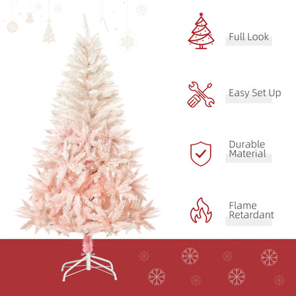 5ft Artificial Christmas Tree, Automatic Open, Pink, White Artificial Christmas Trees at Gallery Canada
