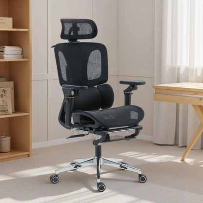 Ergonomic Mesh Office Chair, High Back, Lumbar Support, Black Task Chairs at Gallery Canada