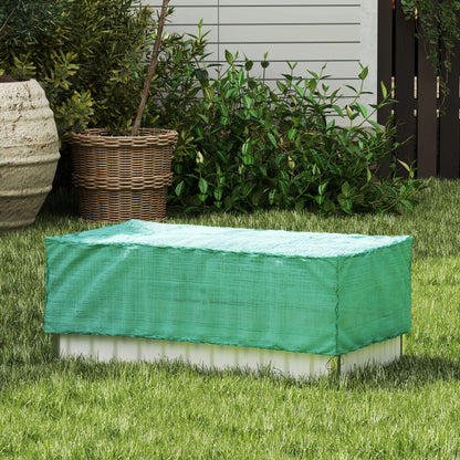 Raised Garden Bed, 5.7 x 3 x 2.3ft Steel Planter Box, Green Galvanized Planter Boxes at Gallery Canada