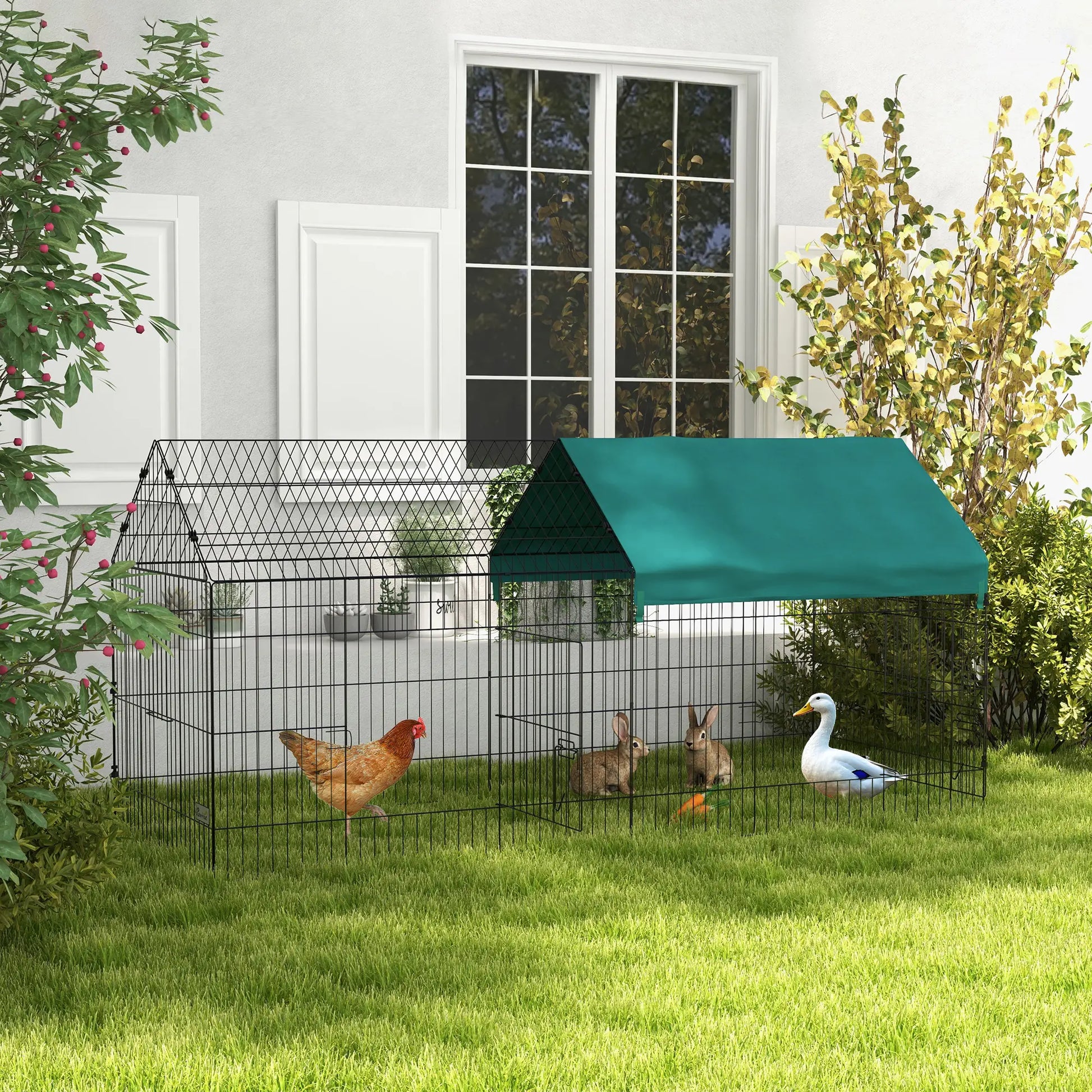 87 Small Animal Cage With Roof, Indoor Outdoor Use, Green Houses & Habitats at Gallery Canada