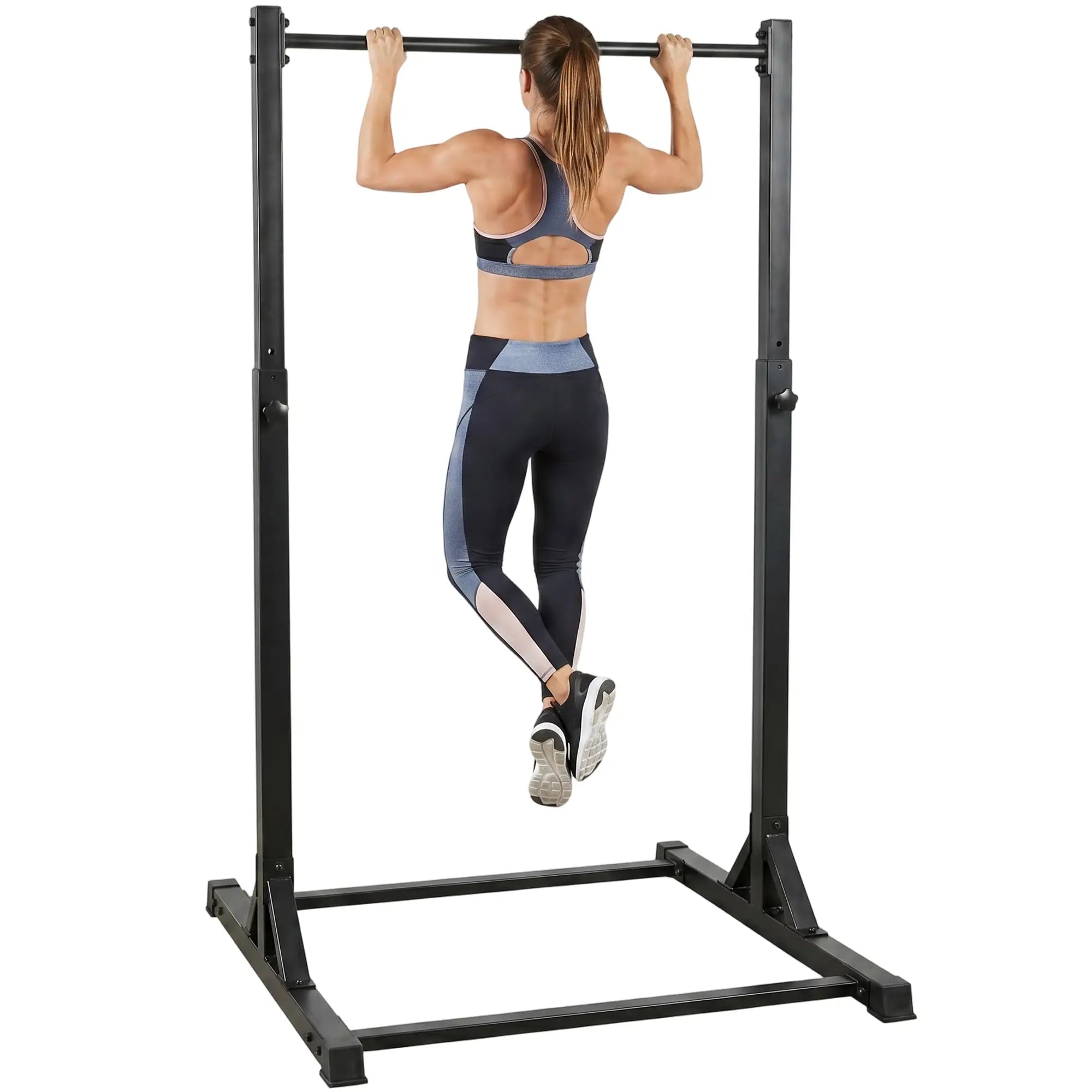 Portable Pull Up Station, Height Adjustable, 8 Levels, 440LBS Capacity Strength Training Equipment at Gallery Canada