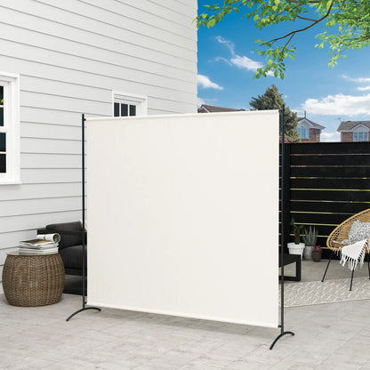 Single Panel Room Divider, UV30+ Privacy Screen, Indoor Outdoor, Beige Side Awnings at Gallery Canada