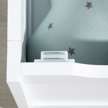 Kids Toy Storage Chest with Lid, Safety Hinge, Bench Seat, Backrest, Grey Baby & Kids Storage at Gallery Canada