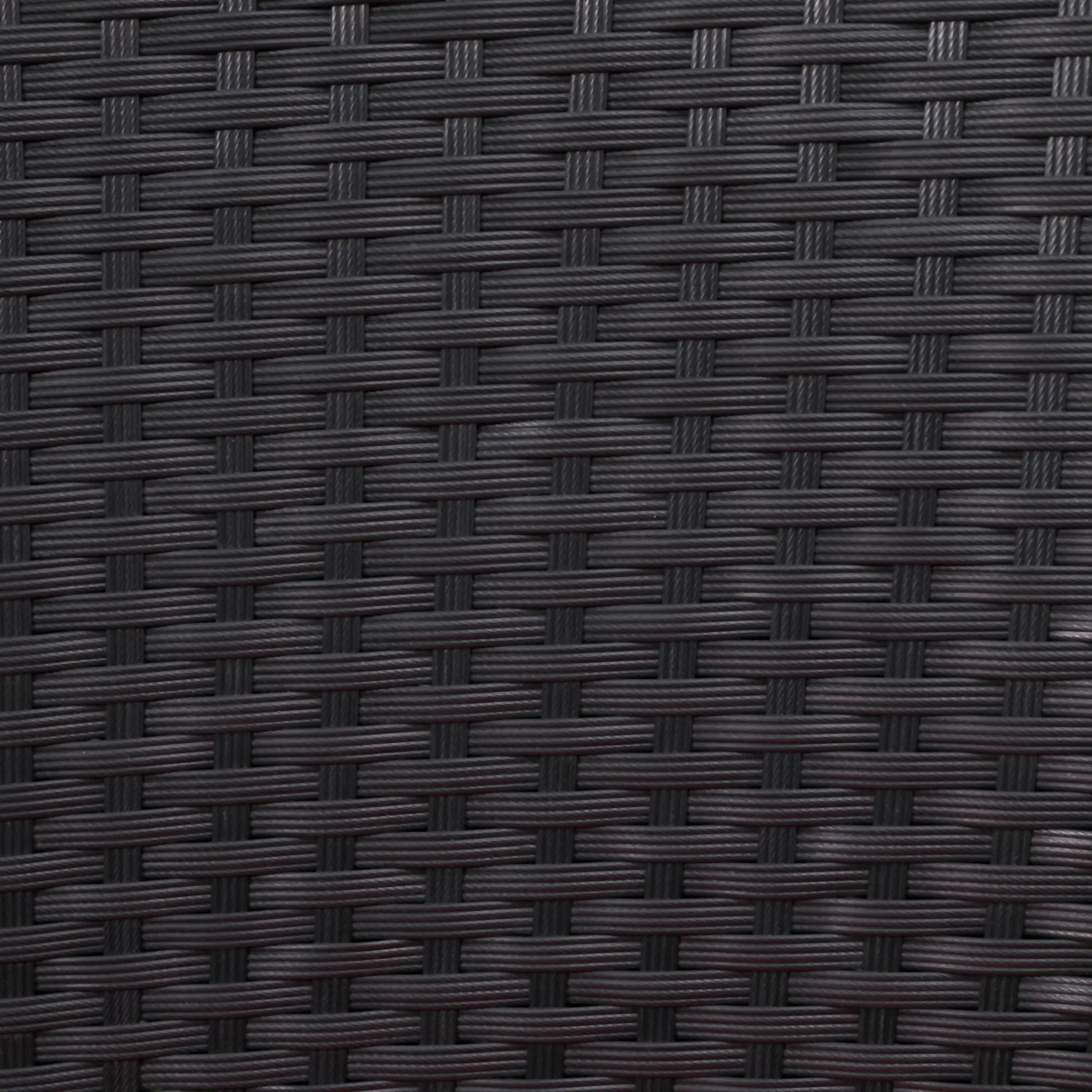 3-Piece Wicker Patio Set, Rattan Bistro with Glass Table, Cushions, Red Bistro Sets at Gallery Canada