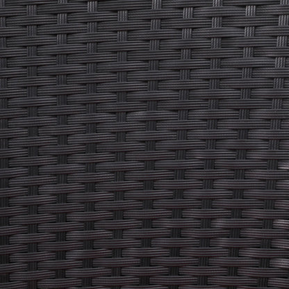 3-Piece Wicker Patio Set, Rattan Bistro with Glass Table, Cushions, Red Bistro Sets at Gallery Canada