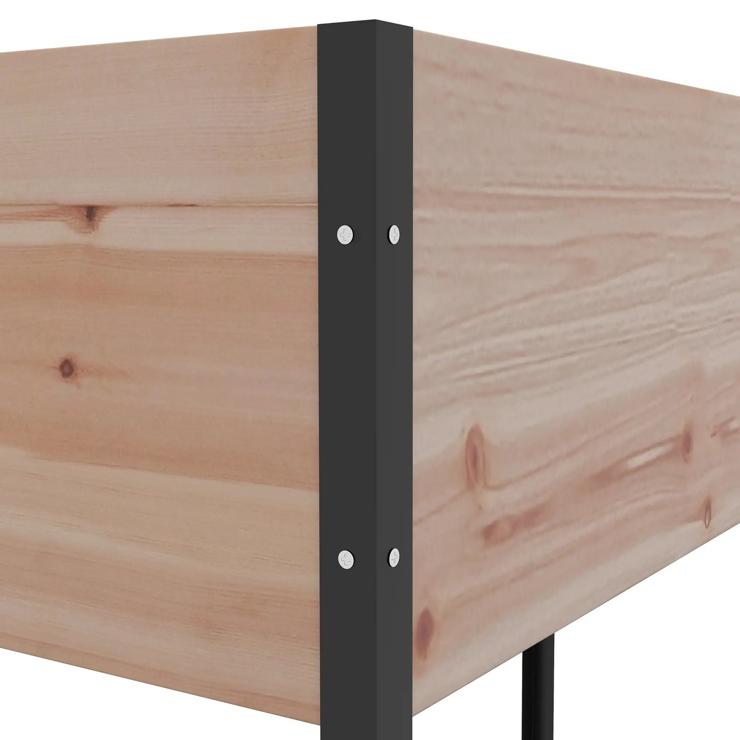 Wooden Elevated Planter Box, Raised Garden Bed, Wheels, Metal Legs Raised Garden Beds at Gallery Canada