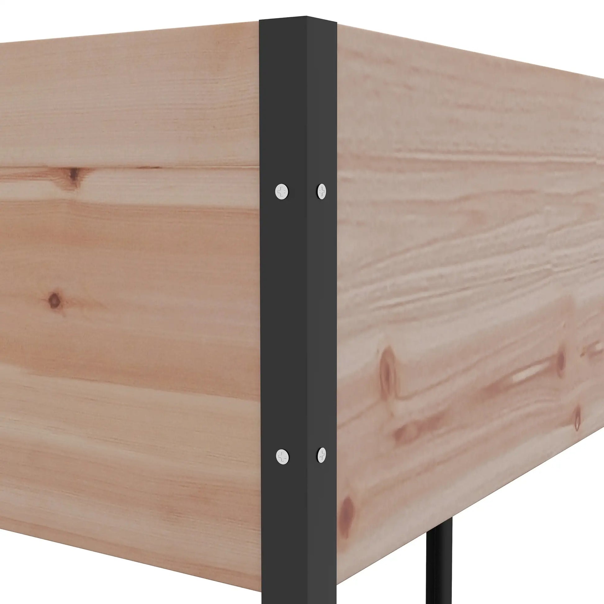 Wooden Elevated Planter Box, Raised Garden Bed, Wheels, Metal Legs Raised Garden Beds at Gallery Canada