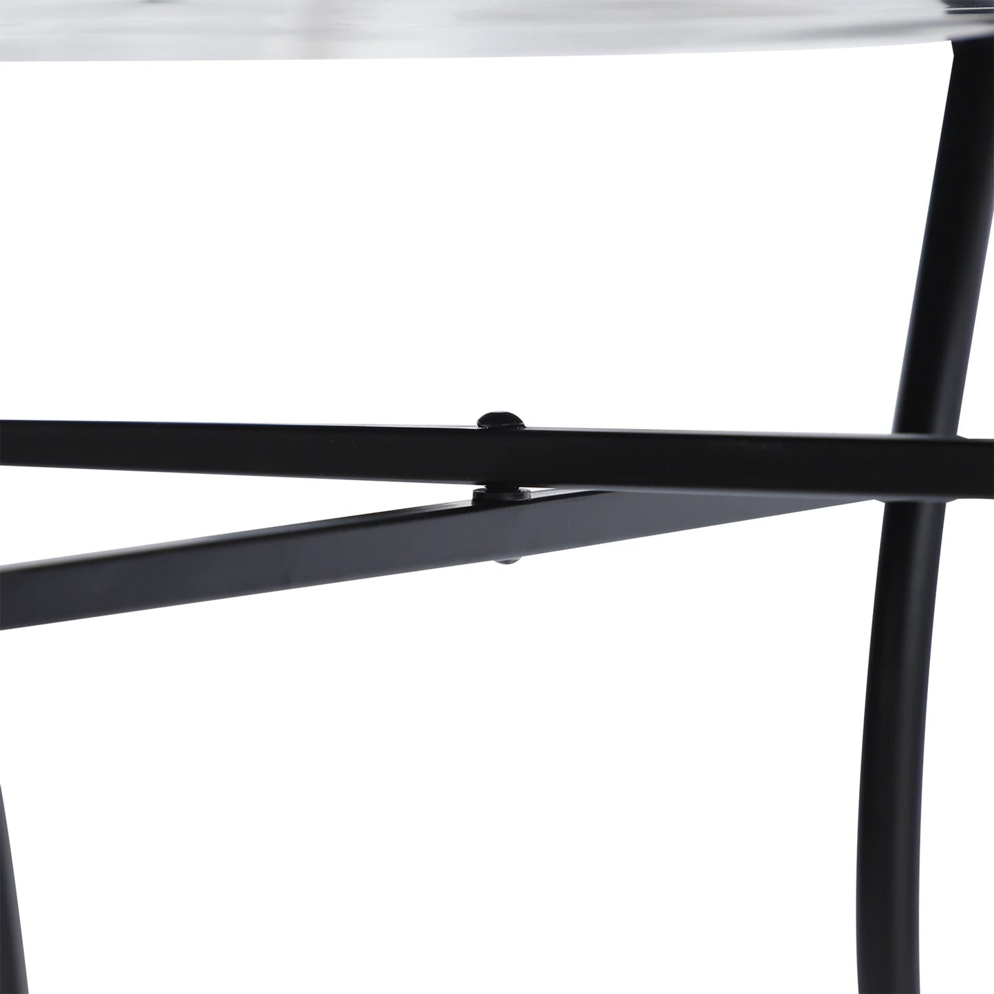 23.5" Round Mosaic Patio Table, Metal Outdoor Coffee Table, Ceramic Top Patio Side Tables at Gallery Canada
