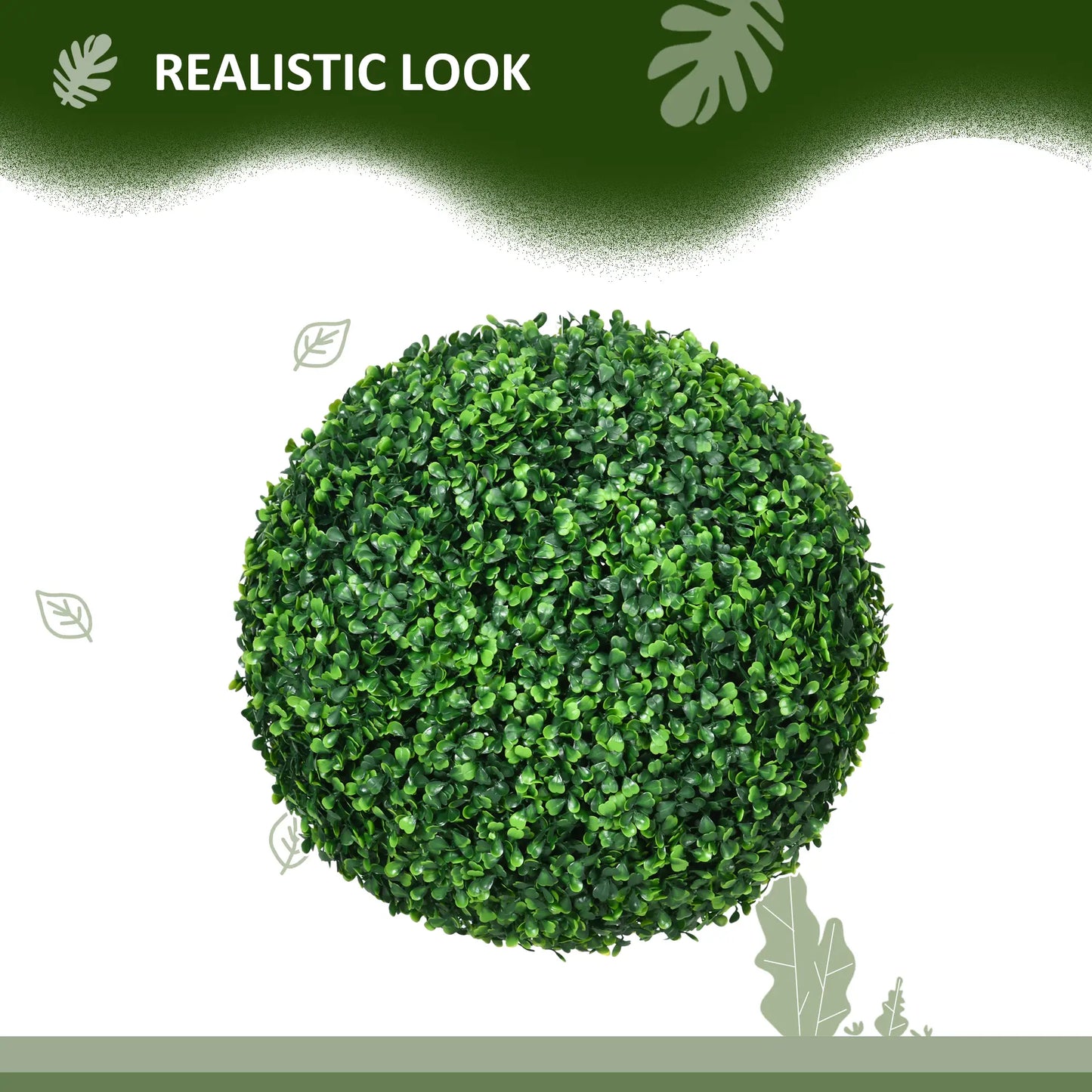 Artificial Tree Boxwood Topiary Balls, 15.7 Inch, 2 Pack Artificial Trees at Gallery Canada