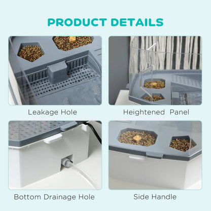 Turtle Tank Kit With Basking Platform, Water Pump, Filter Layer Design Houses & Habitats at Gallery Canada