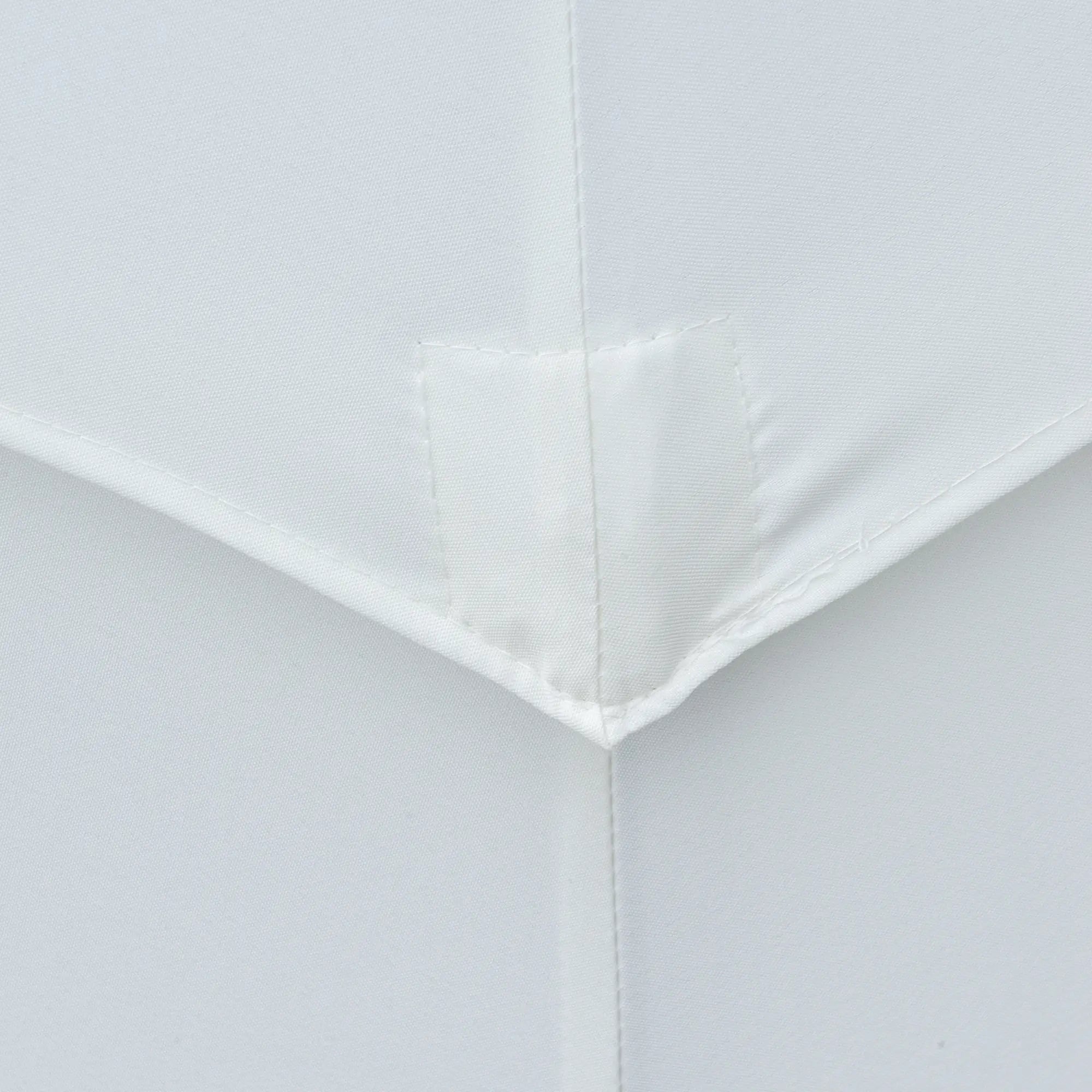 9FT 3-Tier Patio Umbrella, Crank & Tilt, Cream White Sun Umbrellas at Gallery Canada