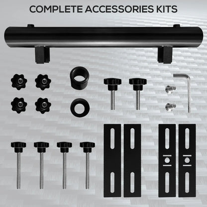 Patio Umbrella Holder Stand, Deck Railing Mount Bracket, Adjustable Clamps, Black Umbrella Bases at Gallery Canada