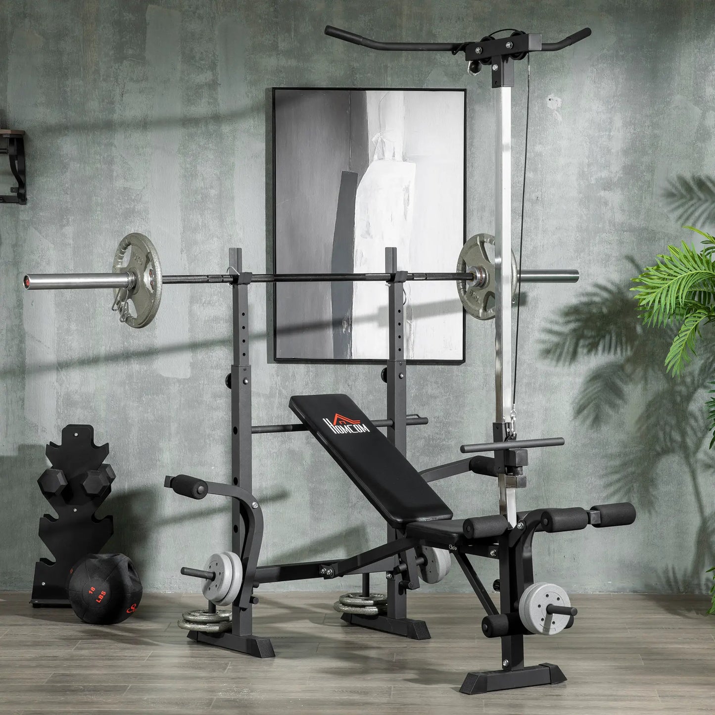 Adjustable Weight Bench with Pulley System for Home Gym Full Body Workout Weight Benches at Gallery Canada