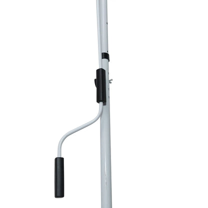 6.6'x5' Store de Patio Rétractable, Ombrelle, Résistant à l'Eau, Gris