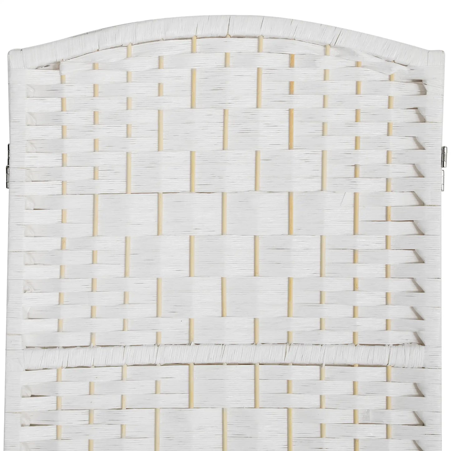 6ft 4-Panel Folding Room Divider, Wooden Frame, White Room Dividers at Gallery Canada