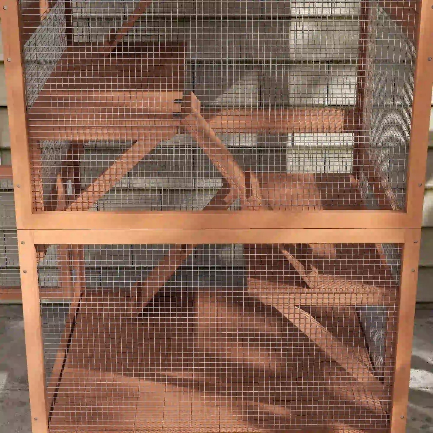 34" L Catio Outdoor Cat Enclosure, Wheels, Hammock, Platforms, Orange Outdoor Cat Enclosures at Gallery Canada