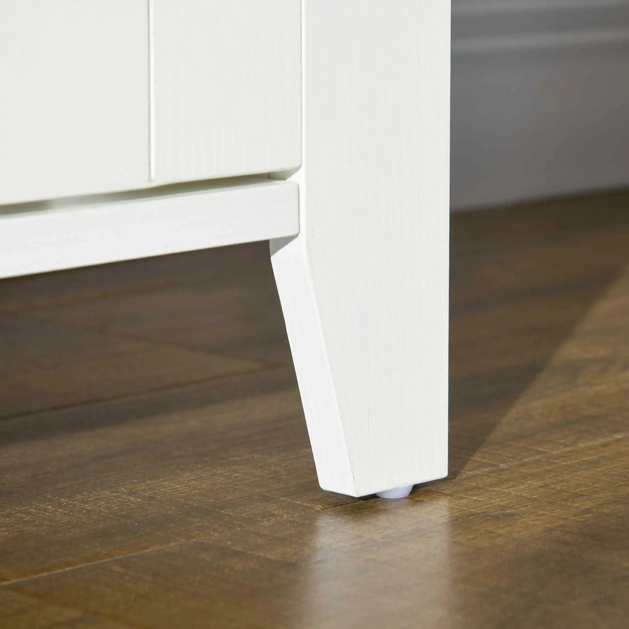 Fireplace TV Stand for 60 Inch TVs, Wood Cabinet with Storage, Oak, White TV Stands at Gallery Canada